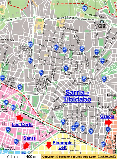 sarrià barcelona mapa